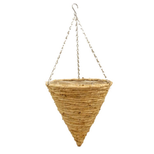 Load image into Gallery viewer, Corn Rope Plastic Lined Hanging Basket 12&quot; - UCSFresh
