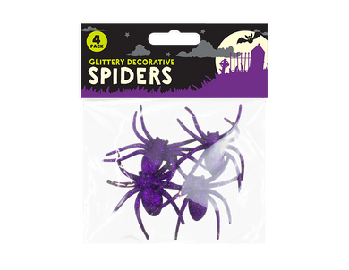 Halloween Glitter Spiders - UCSFresh