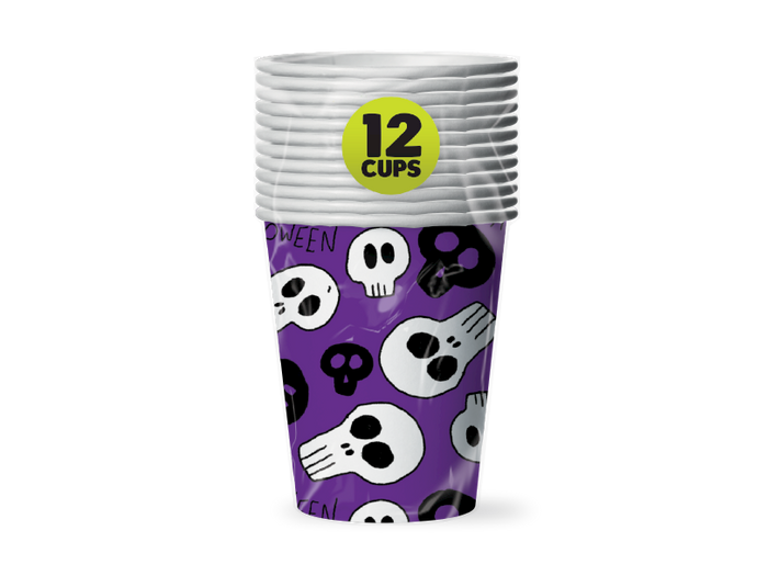 Halloween Paper Cups - 12 Pack - UCSFresh