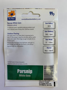 Parsnip White Gem - UCSFresh