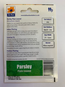 Parsley Plain Leaved - UCSFresh