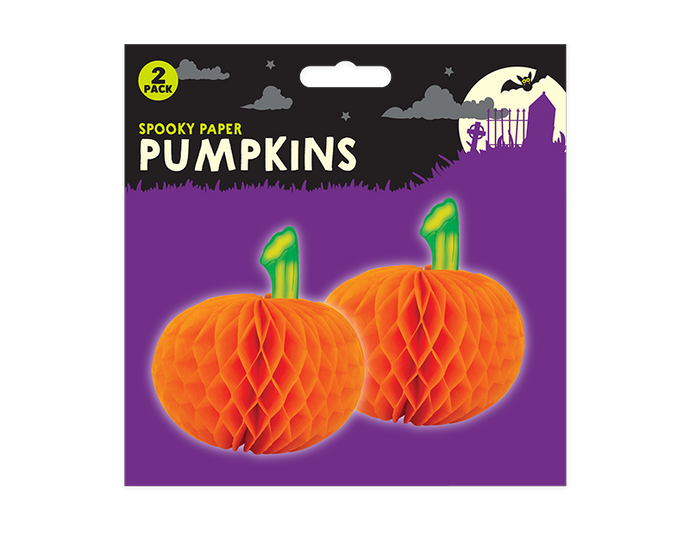 Halloween 3D Pumpkin Decorations - 2 Pack - UCSFresh