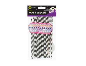 Halloween Paper Straws - 20 Pack - UCSFresh